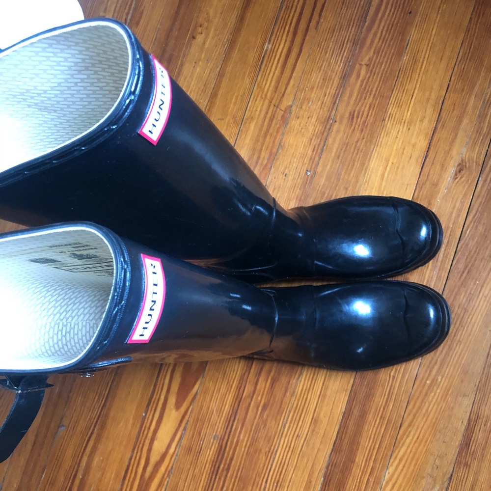 Hunter Rain boots black